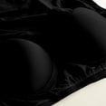 thumbnail image 6 of qolati Nursing Tank Tops for Breastfeeding Sports Maternity V Neck Soft Camisole Shirts with Built in Bra Black L, 6 of 9