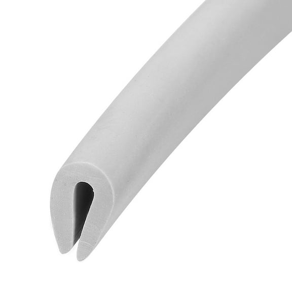 Uxcell Length U Seal Edge Trim Fits 1/64" - 1/16" Grey 20 Feet