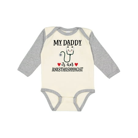 

Inktastic Anesthesiologist Daddy Baby Gift Gift Baby Boy or Baby Girl Long Sleeve Bodysuit