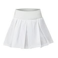 thumbnail image 1 of Jupe Plissée pour Femmes avec Bande Extensible Décontractée Confortable Jupe de Sport à Carreaux Jupe de Course Extérieure Tennis Culottes Jupe Plissée Jupe Plissée Jupe Néon Jupes Petites pour Femmes Jupes Originales à Sequins, 1 of 3