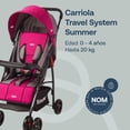 thumbnail image 2 of Carriola para bebe y Portabebe para auto - Cinturón de 5 puntos - Canasta Porta Objetos - Compacta, Liviana y Plegable Bebesit  Cinturón de 5 puntos, 2 of 10