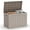Brown, variant on Decksplore Casual 45 Gallon Lockable Resin Deck Box, Waterproof & Outdoor Storage Box for Outdoor Cushion Storage and Outdoor Delivery Storage, Stylish Outdoor Bench,Light coffee