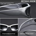 thumbnail image 4 of Azorb UV400 Wrap Around Sunglasses for Men Outdoor Sport Sunglasses, 4 of 5