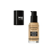 COVERGIRL TruBlend Matte Made Liquid Foundation, M10 Golden Natural, 1 oz, Matte Foundation, Moisturizing Foundation, Cruelty-Free Foundation, Blends Seamlessly, Won't Clog Pores