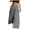 Grey, variant on felwors Women's Loose Wide Leg Track Pants Drawstring Pockets Elastic Waist Capri Hiking Pants (Coffee, XL)