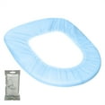 thumbnail image 2 of 10 Pack Disposable Portable Toilet Seat Cover Non-Woven Toilet Seat Cover Suitable For Traveling Hotel Airplane Public Toilet Individual Packing Travel Essentials, 2 of 8