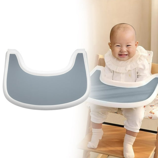 High Chair Placemats 2 Pieces Of High Chair Placemats Silicone Clean And Suitable For Stokke High Chair Tray Cover Suitable For Stokke High Chair Tray (gre