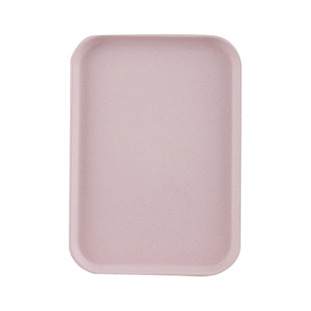 BANDEJA DE COCINA SIRVIVIO BANDEJA DE TRIGO DE TRIGO RECTANGULAR ESTILO NÓRDICO DE TÉ DE TÉ DE FRUTA DE