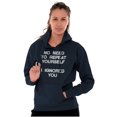 thumbnail image 5 of Funny I Ignored You Sarcastic Joke Hoodie Sweatshirt Women Men Brisco Brands L, 5 of 6