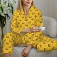thumbnail image 6 of Kdxio Burger 1 Women's Pajama Sets Long Sleeve Button Down Sleepwear Nightwear Soft Pjs Lounge Sets-XX-Large, 6 of 7