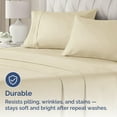 thumbnail image 5 of CGK Linens Ultra Soft & Comfy Pillowcases Set of 2 - Queen / Standard Size Hotel Quality Breathable 2-Piece Pillow Covers, Cream, 5 of 7