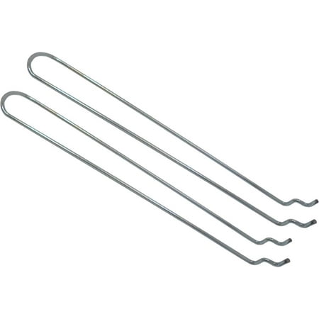 Pleated Peg - 2 Piece Zinc Plated Double Peg Hooks (ToolUSA: HW-40054)