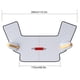 thumbnail image 3 of Fiudx Cubierta de Nieve para Parabrisas para Todo Tipo de Clima, Protección Total de 360 Grados, Parasol Reversible, Diseño de Correa a Prueba de Viento, Ajuste Universal, Uso En Invierno y Verano, F, 3 of 3