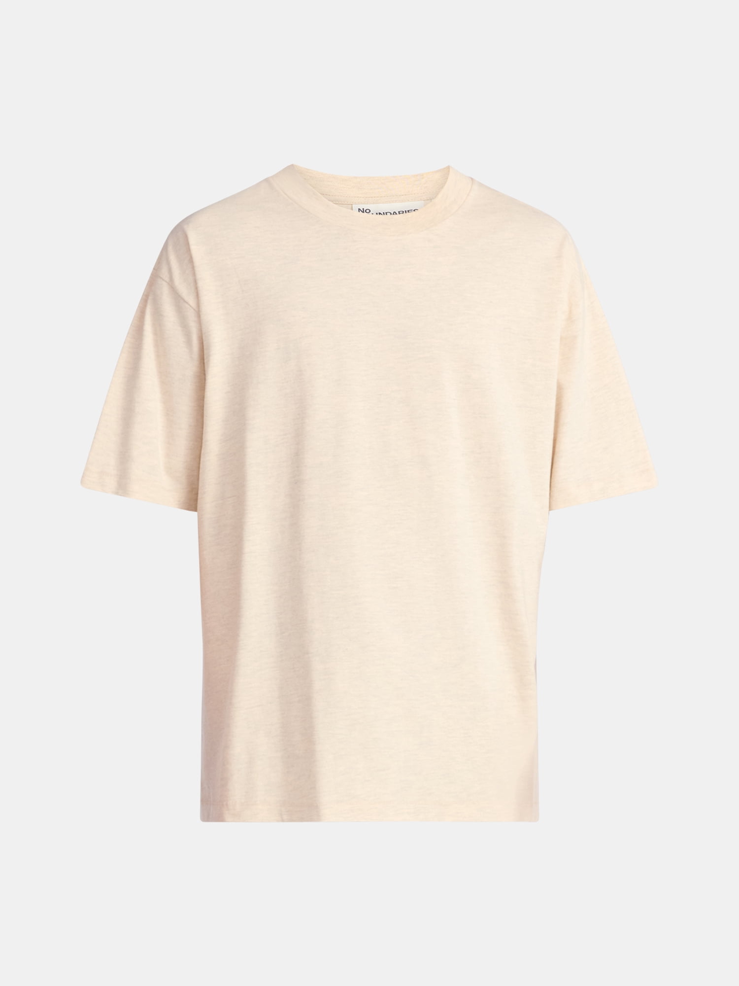 No Boundaries All Gender Cotton Oversize Tee with Short Sleeves, Men's and Big Men's