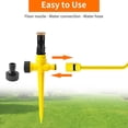 thumbnail image 2 of 1/2/4Pcs 360° Lawn Sprinkler System Automatic Grass Watering Spray Irrigation, 2 of 6