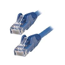 StarTech 6in (15cm) CAT6 Ethernet Cable - LSZH (Low Smoke Zero Halogen) - 10 Gigabit 250Mhz 100W PoE RJ45 UTP Network Patch Cord Snagless w/Strain Relief - Blue CAT 6, ETL Verified (N6LPATCH6INBL)