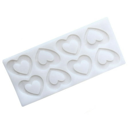 

YUNx Non-sticky Demoulding Food Grade Cake Mold Heart Shape Boarder Chocolate Mould Decorating Tool Baking Accessories