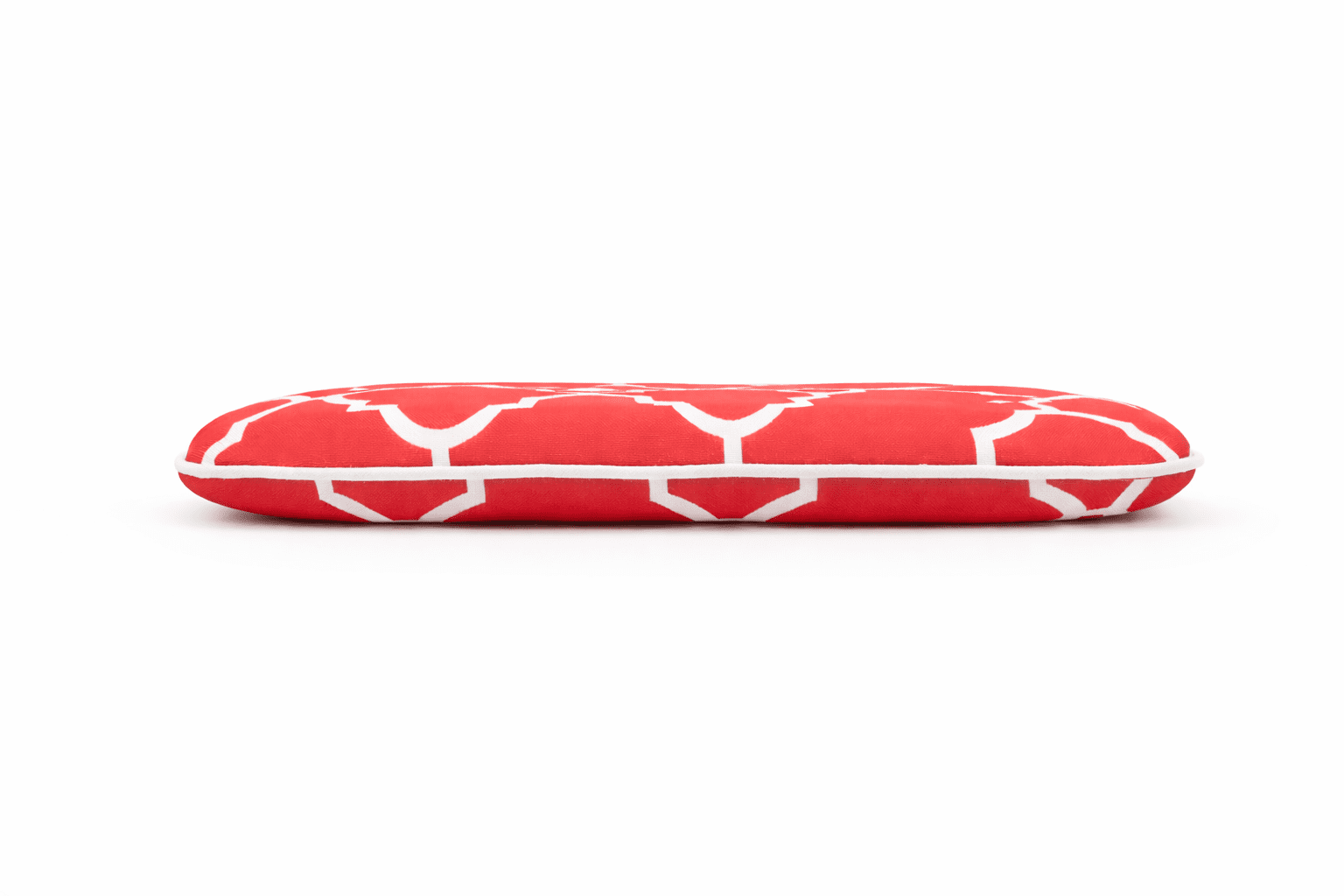 Leumius 4-Pack Outdoor Patio Dining Chair Cushion,All-Weather Water-Repellent U-Shape Thick Foam Seat Cushions with Ties for Garden,Patio & Dining Chairs,17"x16"x2",Red