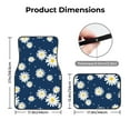 thumbnail image 4 of Daiia Daisies Flowers Printed Car Floor Mats Set of 4, Durable Non Slip Auto Floor Carpet, Car Interior Carpets Proof Foot Pads Anti-Slip Cushion Automoetive Accessories, 4 of 6