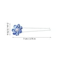 thumbnail image 2 of WHAMVOX  4 Pcs Bridal Shower Decorations Hair Pins Rhinestone Hairpin Women's, 2 of 8