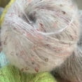 thumbnail image 2 of Nvzi Soft Plush Wool Acrylic Fancy Loop Yarn for Doll Hair Making,Crochet Knitting,Needle Felting Doll Hair | Curly Hair Coils of Wool Felt Carded Sheep Wool,Roving,Fiber(50g，A17), 2 of 4