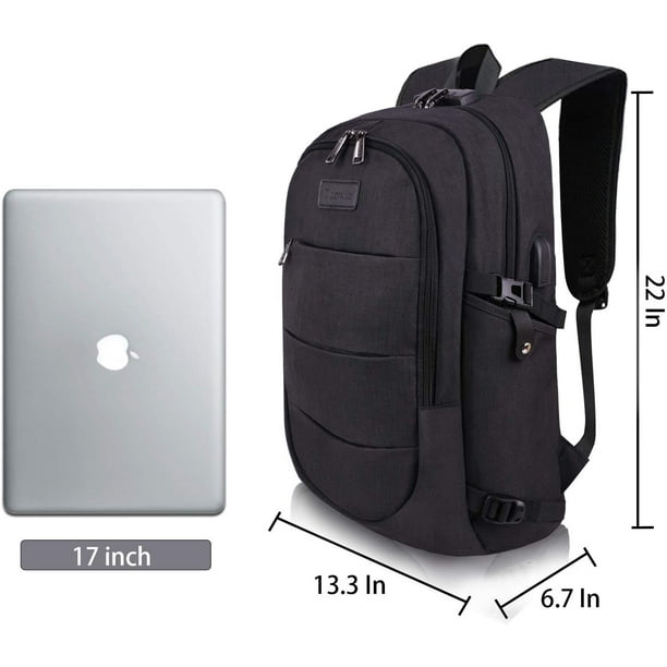 Travel Laptop Backpack Water Resistant Anti Theft Bag with USB