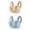 Sky Blue, variant on PMVFHDE 2-Pack Plus Size Women Bra Wirefree Lace Tank Top Underwear Thin Side Fold Adjustable For Side Support Dark Blue
