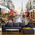 thumbnail image 1 of Papier Peint 3D Ville de Paris SKU WAL0231, 1 of 1