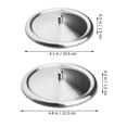 thumbnail image 2 of unbranded 2Ud Tapas Para Vasos De Acero Inoxidable Cubierta Reutilizable A De Y Duradera, 2 of 8