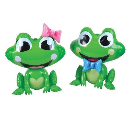 24 Inflatable Frog Frogs Couple Pair Set Beach Pool Party Float