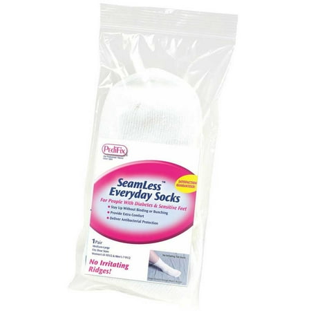 PediFix Diabetic Solutions SeamLess Everyday Socks Med/Larg