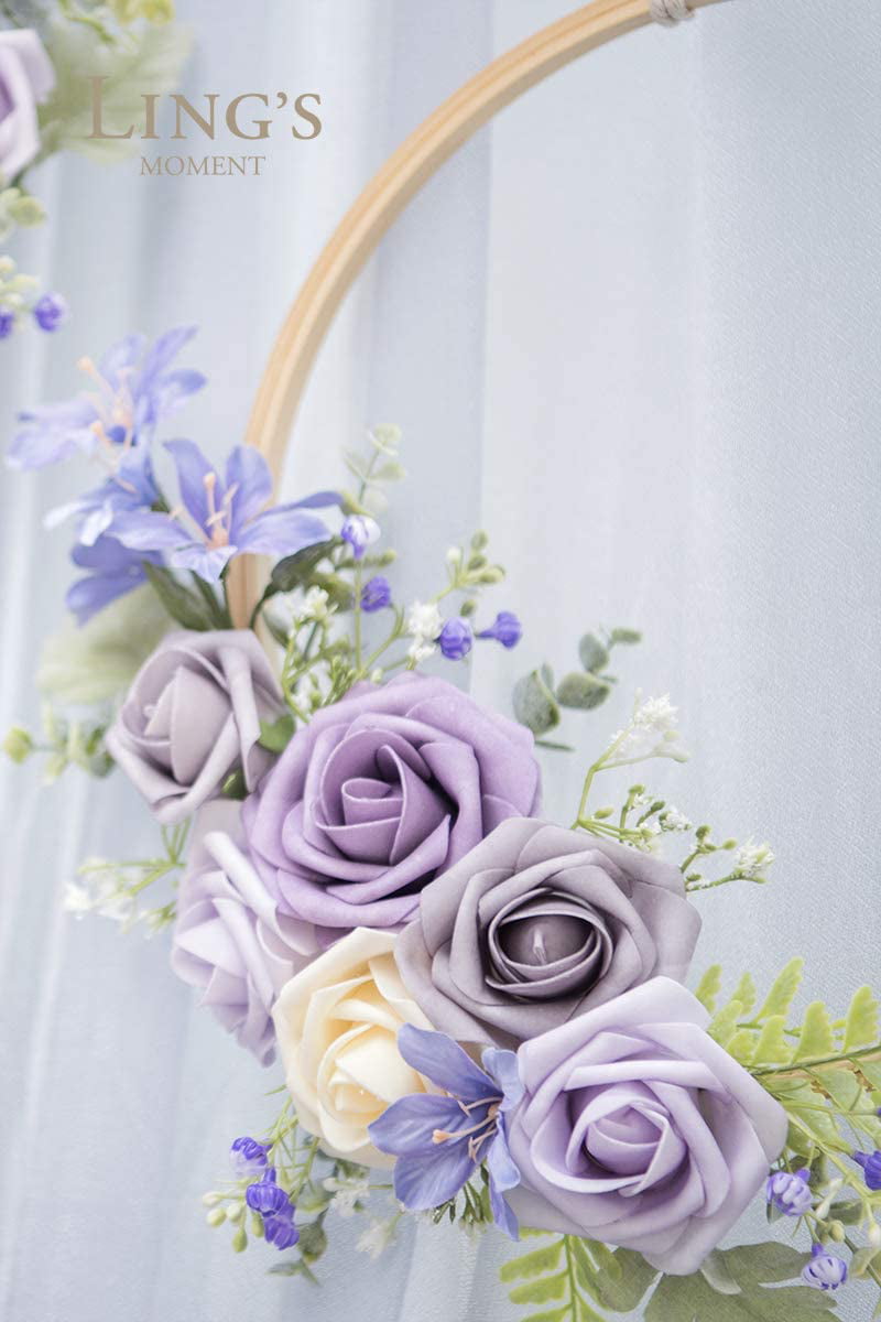 zxcvbnn Diary 2024 Faux Stems for Vase Lilac Artificial Flowers Silk Roses  Home Wedding Party Decoration Kids Valentines Day Gifts for School
