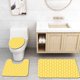 thumbnail image 1 of ABPHQTO Sin costura Juego de alfombras de baño de 3 piezas Alfombra de baño Alfombra de contorno y tapa de inodoro ABPHQTO Cont-CHAPPLE-13298, 1 of 2