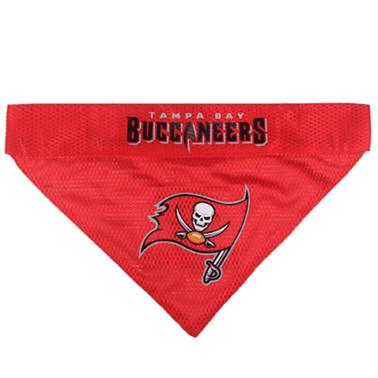 Pets First Nfl Tampa Bay Buccaneers Reversible Bandana -Home & Away Mesh & Premium Embroidery For Dogs & Cats