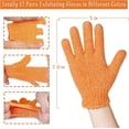 thumbnail image 6 of ZHUYING 24 pcs Exfoliating Shower Gloves,Double Sided Exfoliating Bath Gloves Deep Clean Dead Skin for Spa Massage Beauty Skin Shower Body Scrubber Bathing Accessories.-12 Multi-Colors, 6 of 7