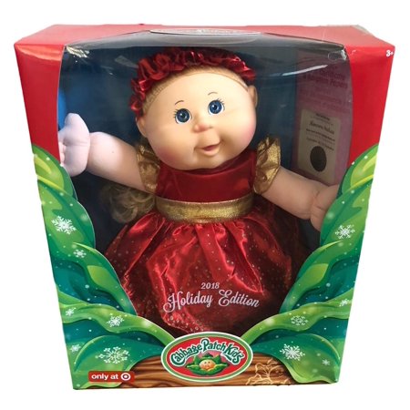 Cabbage Patch Kids 2018 Limited Edition Holiday Baby Doll Blonde