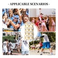 thumbnail image 6 of Sikiie Bees and Flowers Basketball Jersey Reversible Men's Mesh Athletic Sports Shirts Training Practice S-4XLSmall, 6 of 6