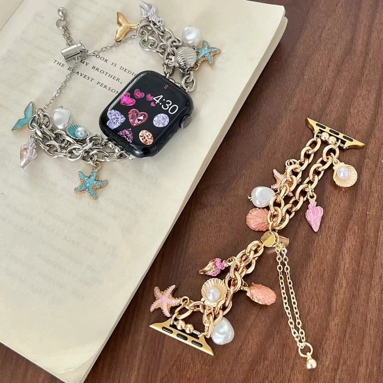 Stylish Wristband Apple Watch Unique Pendants Band Fashionable Wristband for Apple Watch Bracelet Band 41mm  main image 2