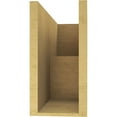 thumbnail image 4 of 7"W x 21"D x 14"H Classic Chapel Hill Rough Cedar Woodgrain TimberThane Corbel, Primed Tan, 4 of 6