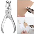 thumbnail image 4 of 3Pcs Single Hole Punch Handheld Single Round Paper Plier Punch Puncher One Hole Chrome Metal Perforator for Paper Crafts Scrapbooking Card Gift Tags, 4 of 5