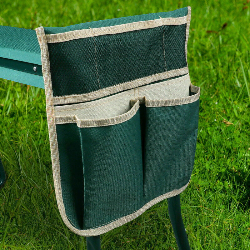 Details about   Portable Garden Kneeler Folding Foam Padded Knee Pad Seat Stool Hand Tools Bag 