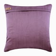 thumbnail image 3 of Pillow Cover, Purple Cushion Covers, Textured Ribbon Pillow Cover, 20x20 inch (50x50 cm) Decorative Pillow Covers, Solid Throw Pillows Cover, Square Silk Throw, Modern - Purple Sea, 3 of 3