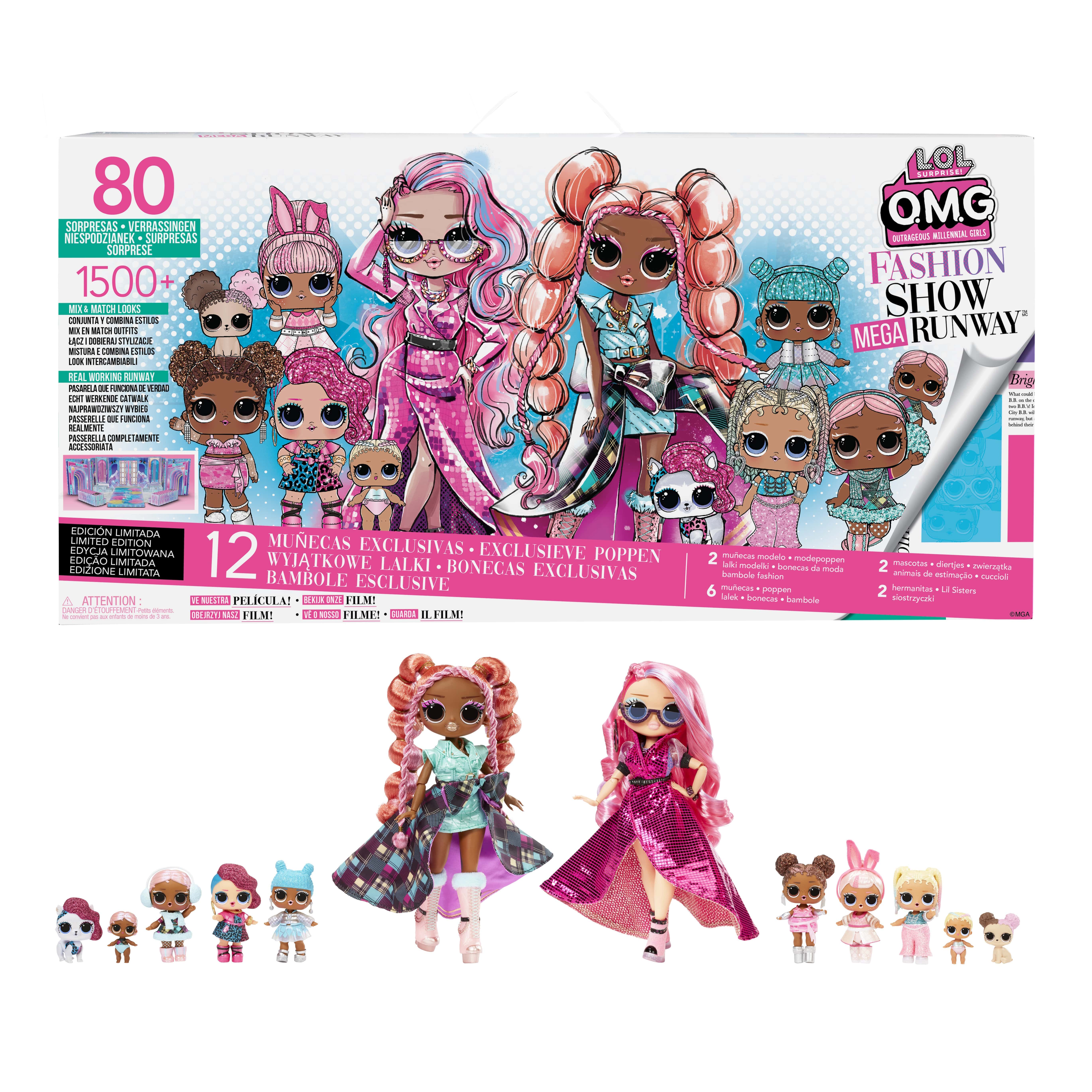 LOL Surprise Doll Fashion Show Mega Runway Playset with 80 Surprises, Ages 4 and up - image 4 of 7