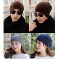 thumbnail image 4 of Nvzi Gorros de algodón finos de verano, suaves y elásticos, para dormir estilo hip hop para hombres, 4 of 4