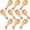 Light Brown, variant on 10 count Small Wooden Spoons, 3 Inch Small Spoons for Jars, Salt, Grains, Sugar, Coffee, Honey, Dessert, , Mini Wooden Teaspoons for Kitchen, Ideal Gifts & Kitchen Stocking Stuffers