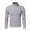 Gray, variant on Mens Turtleneck Long Sleeve Solid Colour Stretch Slim Fit Bottoming Tops