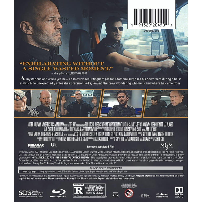 ゆ man live dvd BluRay Wrath of Man - Action, Crime, Thriller on Blu-ray + Digital