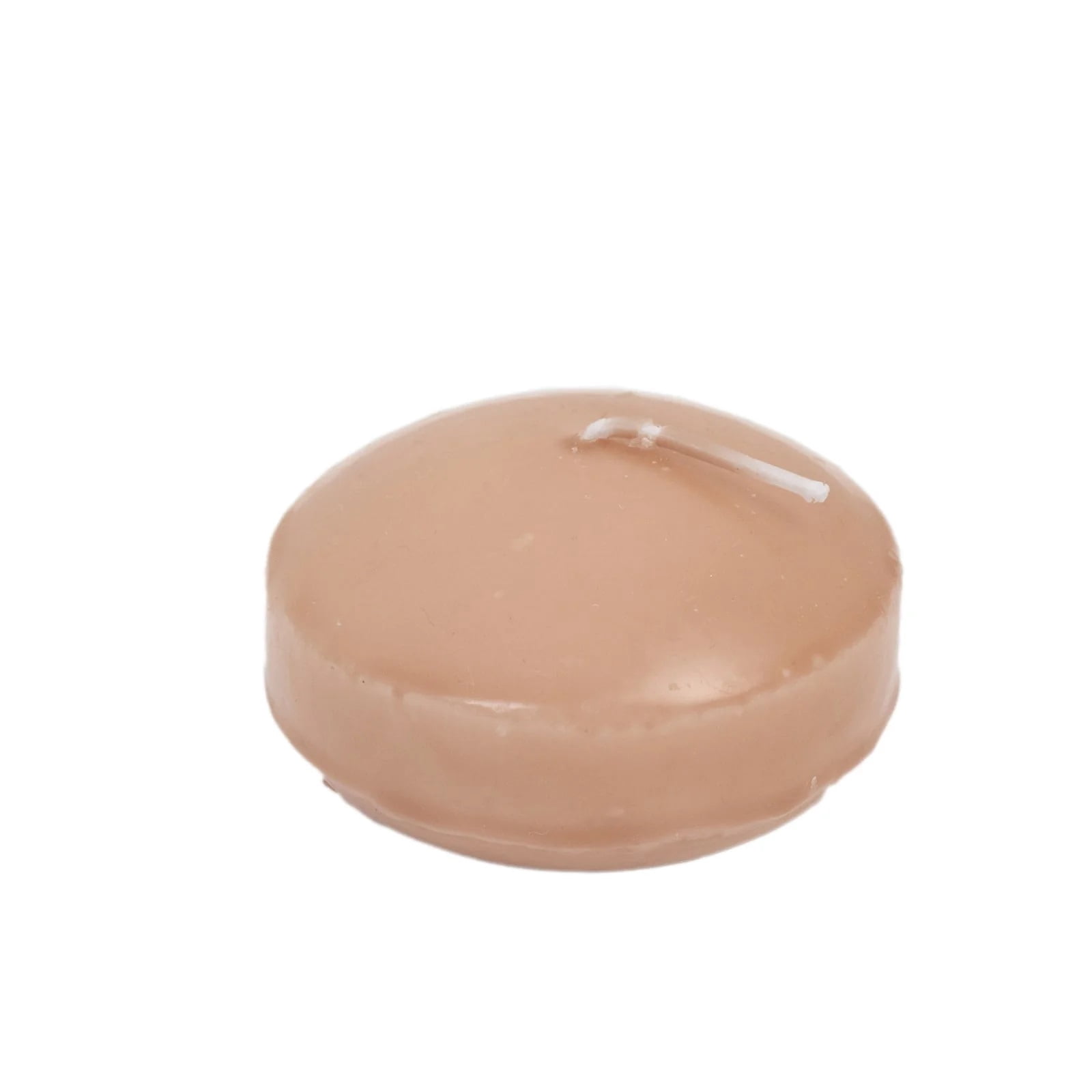Balsa Circle 12 Beige 3 in Round Unscented Floating Candles Dripless Wax Discs Party Wedding Table Centerpieces Event Decorations Supplies