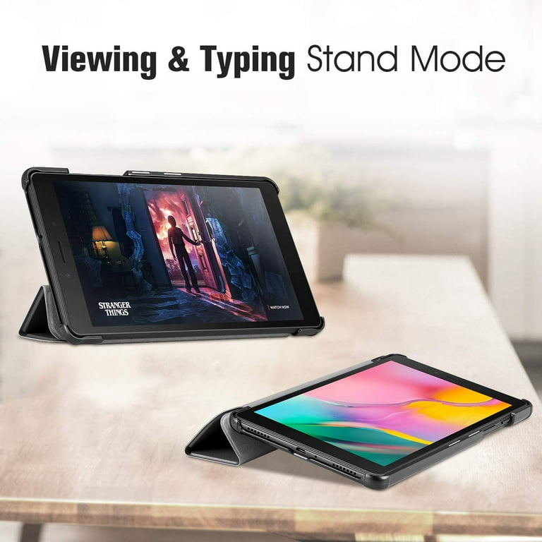 Fintie Case for Samsung Galaxy Tab A 8.0 2019 Without S Pen (SM-T290 /  SM-T295), Tri-Fold Stand Cover, Black
