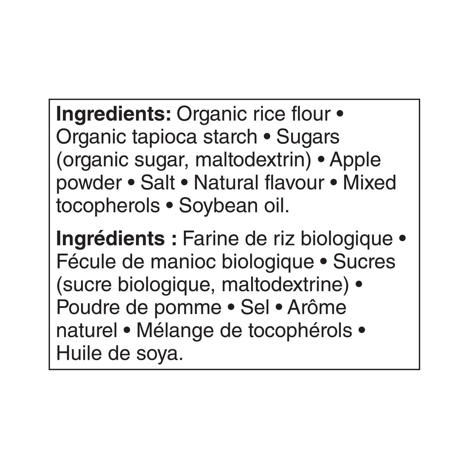 Parent’s Choice Organic Apple Rice Rusks